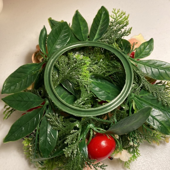 Plastic Christmas Candle Ring Set of 2 - Picture 6 of 9